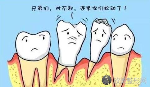 牙齿松动的原因及怎样治疗？